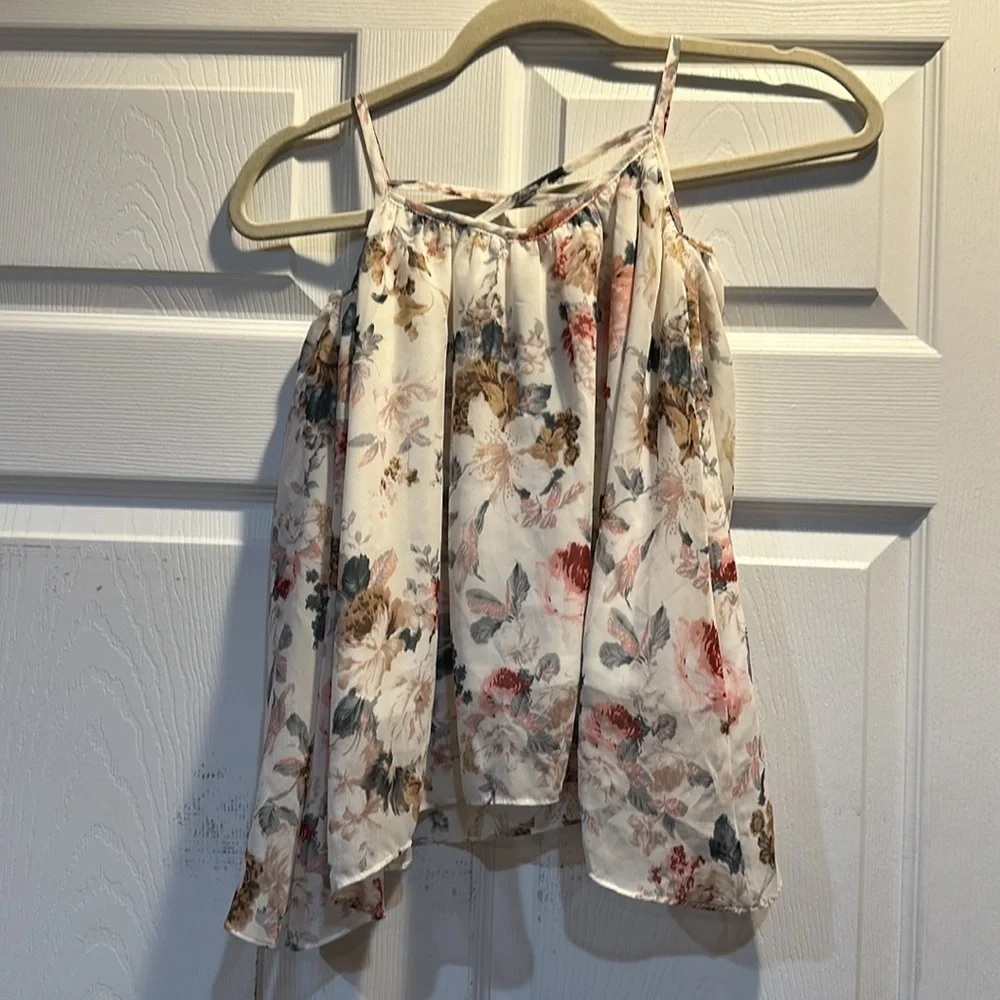 Bailey’s Blossoms Chiffon Floral Boho Tank Dress 2T - Picture 6 of 7